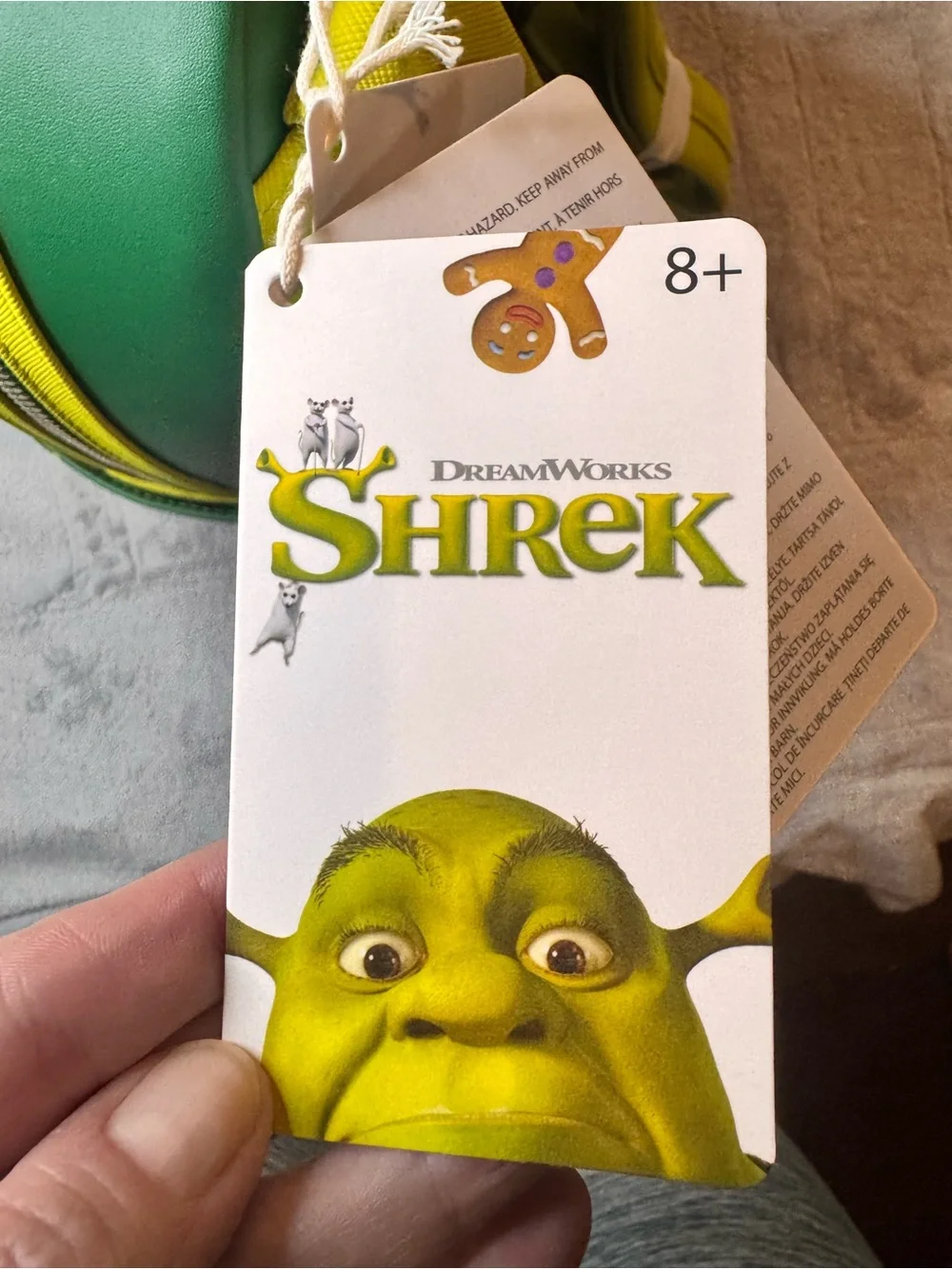 Loungefly Green & Yellow Shrek Swamp Kids Mini Backpack